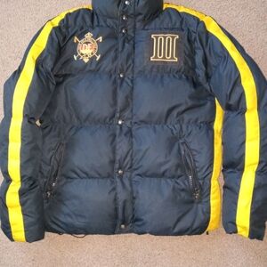 $125 size small mens vintage polo bubble coat